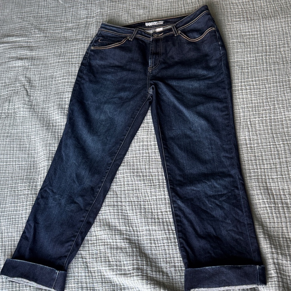 Chico's Blue Ankle Cropped Jeans